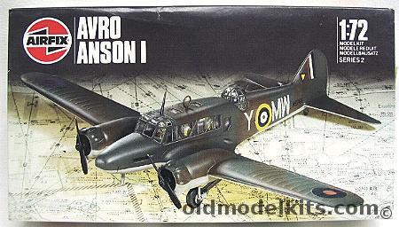 Airfix 1/72 Avro Anson I, 02009 plastic model kit
